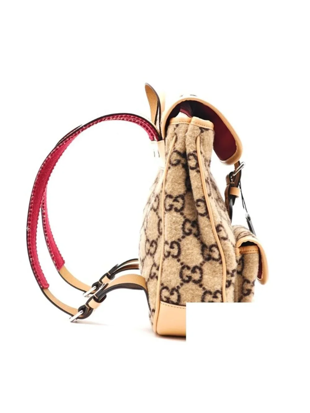 Gucci GG Wool Backpack Gray